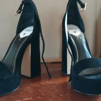 Sandali donna in camoscio 