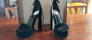 Sandali donna in camoscio 