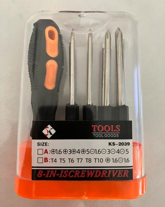Set Cacciavite con Punte Intercambiabili