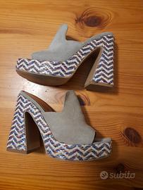 Scarpe con tacco 12 e zeppa Pregunta