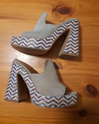 Scarpe con tacco 12 e zeppa Pregunta