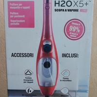 H20 scopa a vapore lavapavimenti igenizzante 