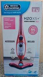 H20 scopa a vapore lavapavimenti igenizzante 