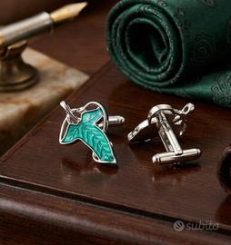 Gemelli Uomo Signore degli Anelli Foglie di Lorien