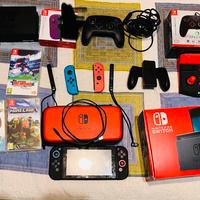 Nintendo Switch 1 + accessori + giochi