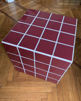 Cubo in ceramica Le Tile 40x40cm tavolino