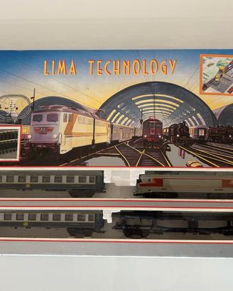 Set treno Lima con bisarca e stazione carico auto