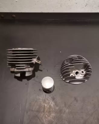 Cilindro, testa e pistone vespa/ape 50