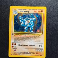 Machamp Prima Edizione - Carte Pokemon Set Base 