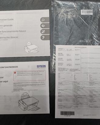 Istruzioni Epson Stylus SX218