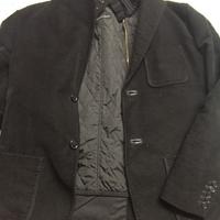 Giacca uomo nera massimo rebecchi