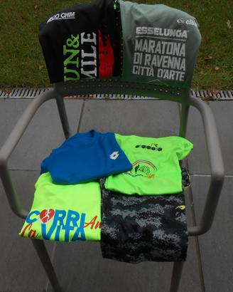 Set 6 T-shirt running/trekking-tg.L