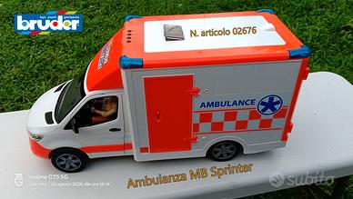BRUDER Ambulanza MB Sprinter