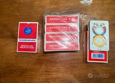 Carte Napoletane Masenghini TRIPLEX Telato (Rare)