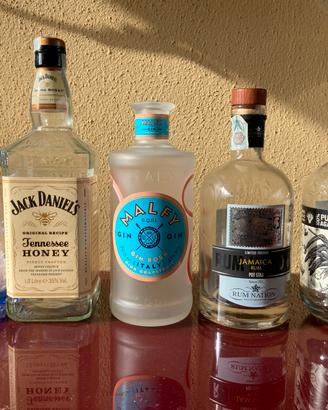 Bottiglie vuote collezione