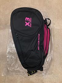Borsone Padel Pors Tres Nero&Fucsia CON CARTELLINO