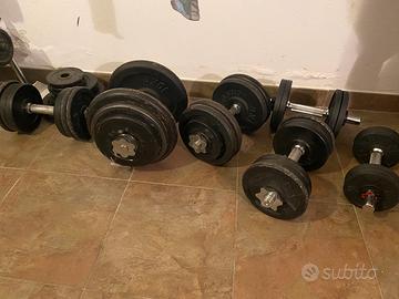 Pesi palestra home gym