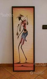 Quadro in legno stile africano