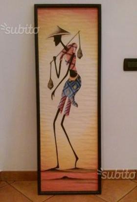 Quadro in legno stile africano