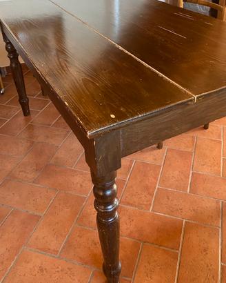 Tavolo in legno primi del 1900