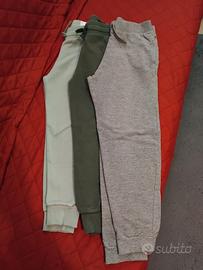 3 pataloni da tuta da bimbo taglia 128-130-140 cm.