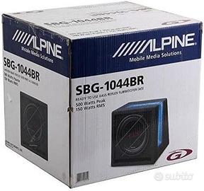 Alpine  SBG-1044BR subwoofer per auto 500w
