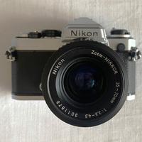 NIKON FE Silver  Nikkor 35-70  3.3 4.5 AIS perfett