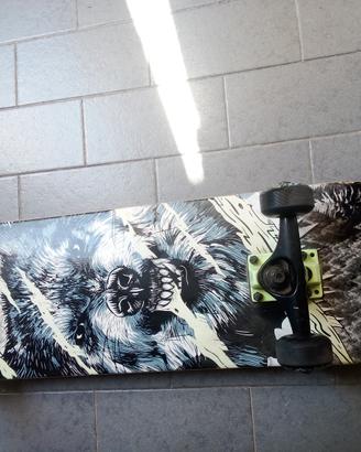 skate oxelo + protezioni e casco