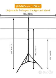 Kit supporto Stand + 4 teli