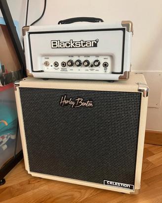 Amplificatore valvolare blackstar ht-1r +  cassa h