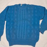 maglione uomo Vintage, oversize 52, lana 50%
