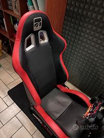 Postazione Sim Racing Volante + Sedile