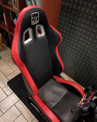 Postazione Sim Racing Volante + Sedile