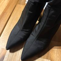 Stivaletti num39 tessuto lucido elasticizzato