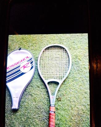racchetta tennis rossignol vintage 