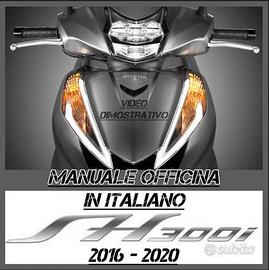 Manuale Officina Ita Honda SH 300i 2016 al 2020