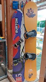 Tavole sowboard Burton e seabrigth