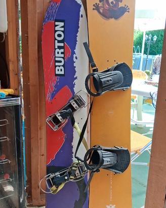 Tavole sowboard Burton e seabrigth