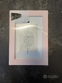 Cornice portafoto 10x15 rosa