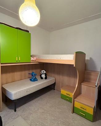 cameretta completa a soppalco