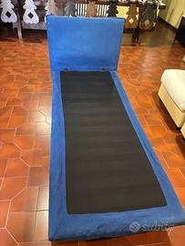 Letto singolo con testiera estraibile e doghe