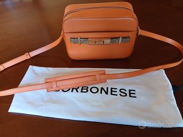 Borsa tracollina in pelle  Borbonese originale 
