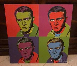 QUADRO POP ART STEVE MC QUEEN