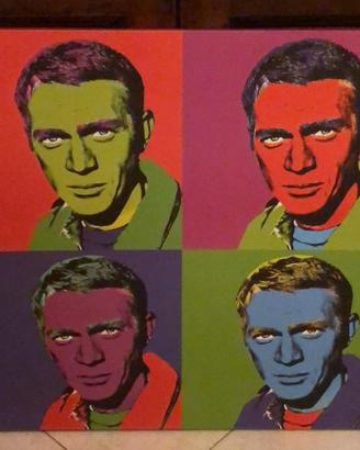 QUADRO POP ART STEVE MC QUEEN