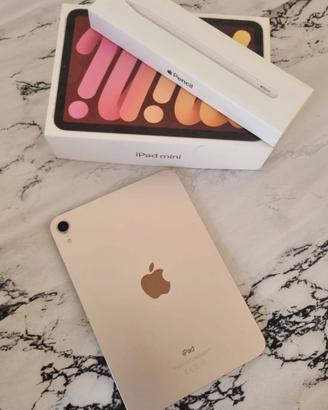 iPad Mini 64GB + Apple Pencil + Accessori