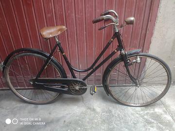Bicicletta d'epoca donna freni a bacchetta Legnan