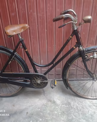 Bicicletta d'epoca donna freni a bacchetta Legnan
