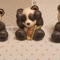 Thun tris panda non vedo non sento non parlo