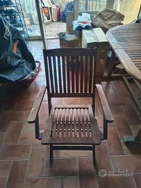 tavolo da giardino in legno