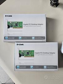 2 Schede di rete D-Link DGE-528T nuove